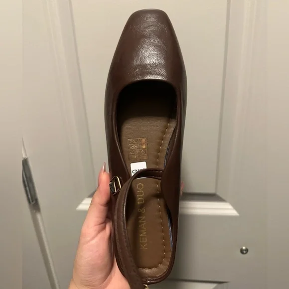 Brown Leather Flats - Picture 3 of 3